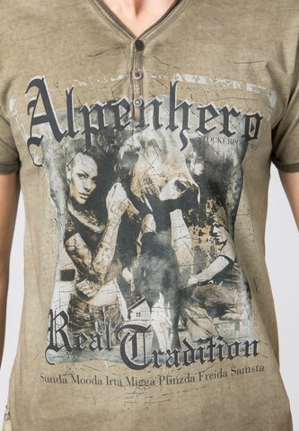 STOCKERPOINT Klederdracht shirt 'Alpenhero' in Groen