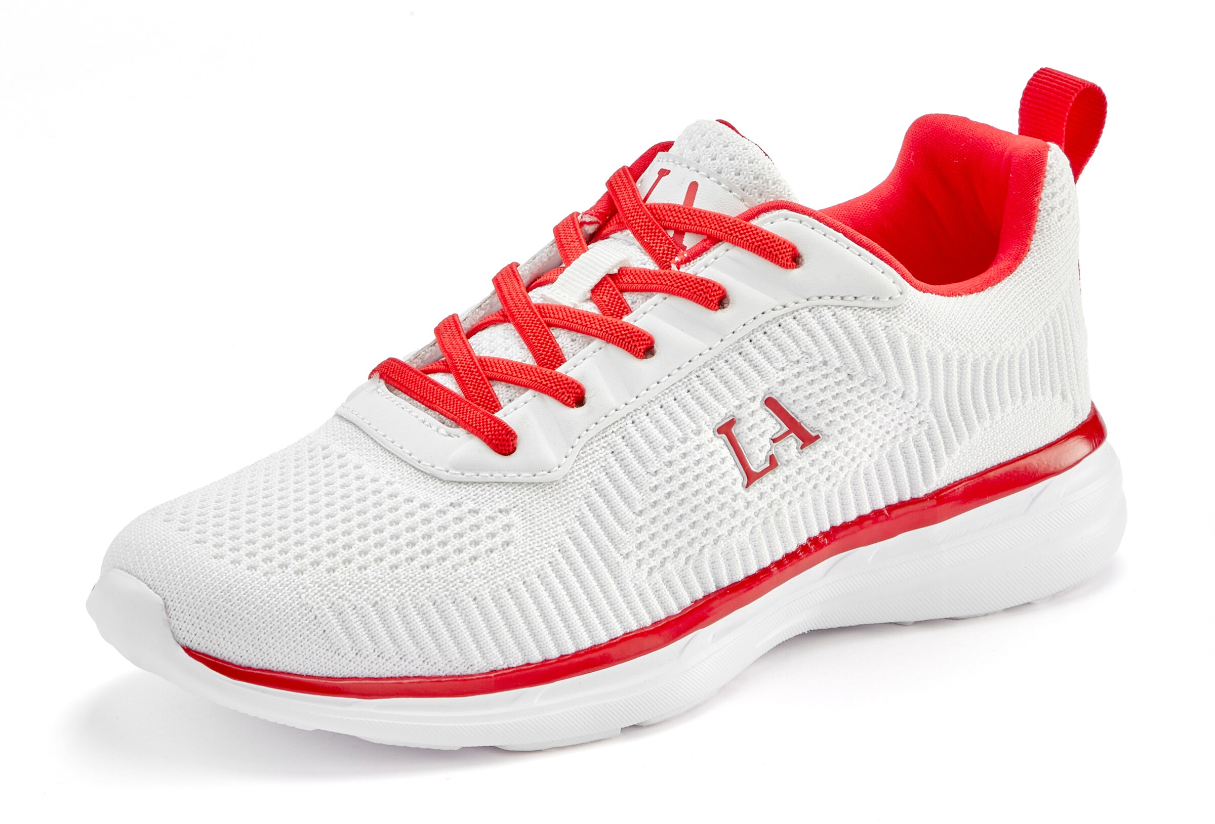 LASCANA Sneaker low i hvid: forside