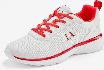 Baskets basses LASCANA en blanc : devant