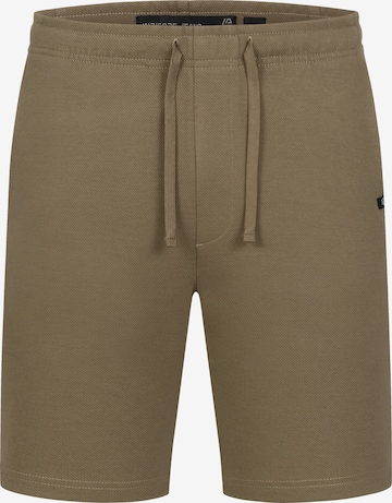 INDICODE JEANS Shorts 'INCowell' in Grün: Vorderseite