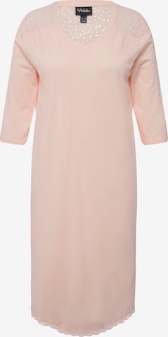 Chemise de nuit Ulla Popken en rose : devant