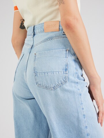 Wide leg Jeans 'ONLHope' di ONLY in blu