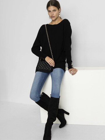 bonprix Pullover in Schwarz