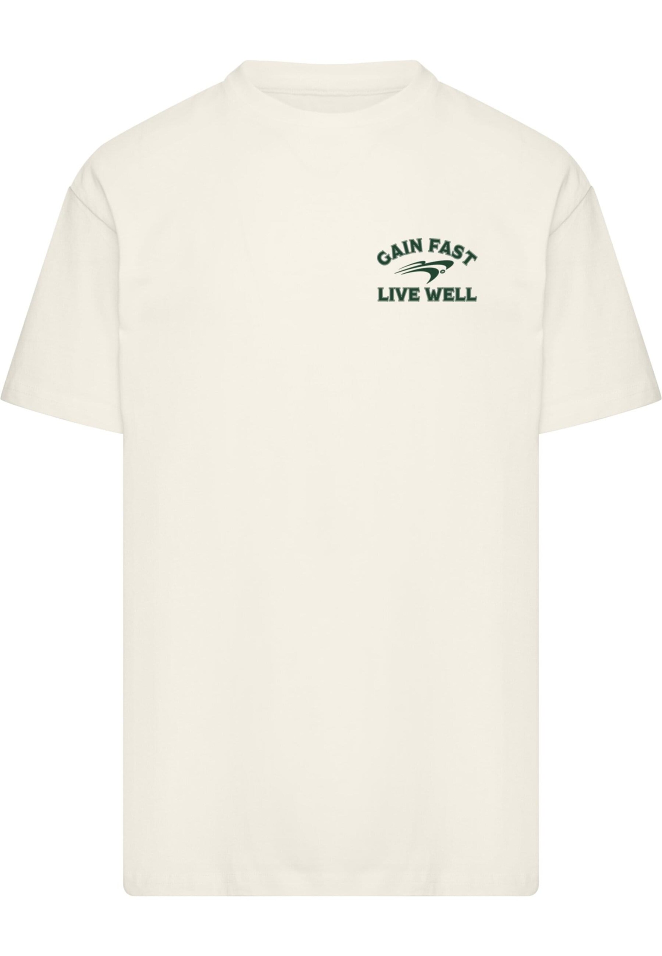 Maglietta 'Heavy' di MT Upscale in beige: frontale