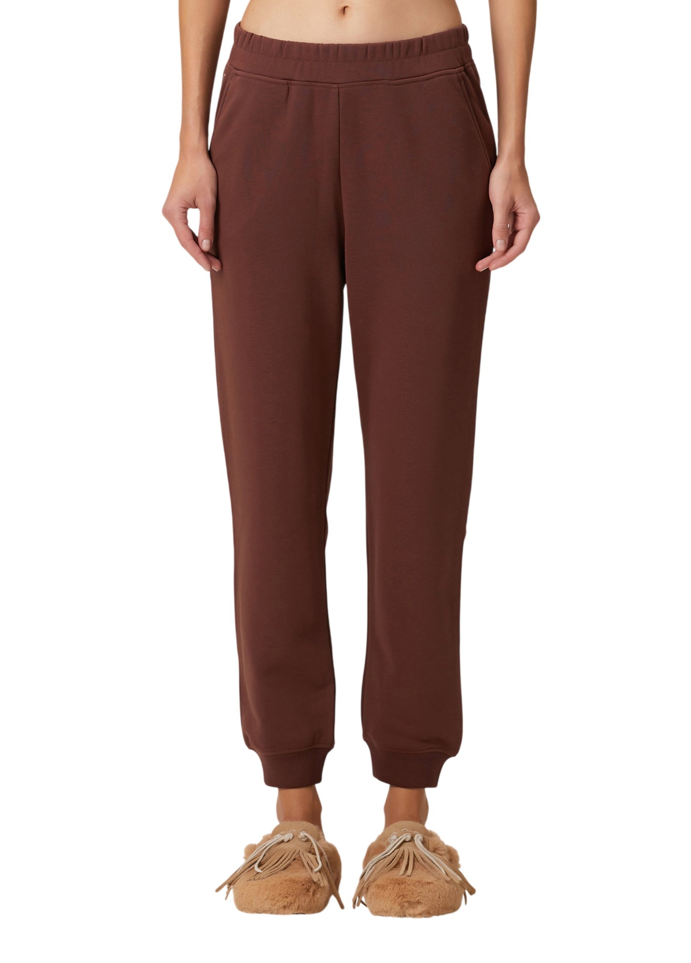 Effilé Pantalon BASSIGUE en marron : devant