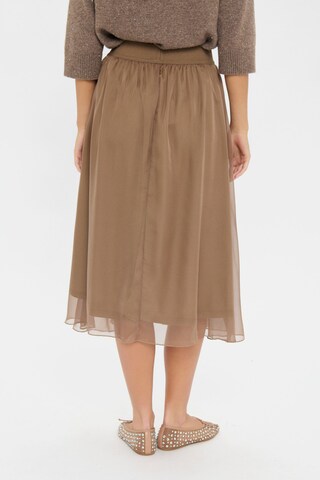 SAINT TROPEZ Nederdel 'SZCoral' i beige