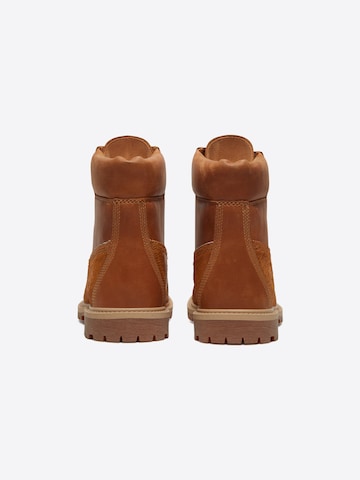 TIMBERLAND Šnurovacie členkové čižmy - Hnedá