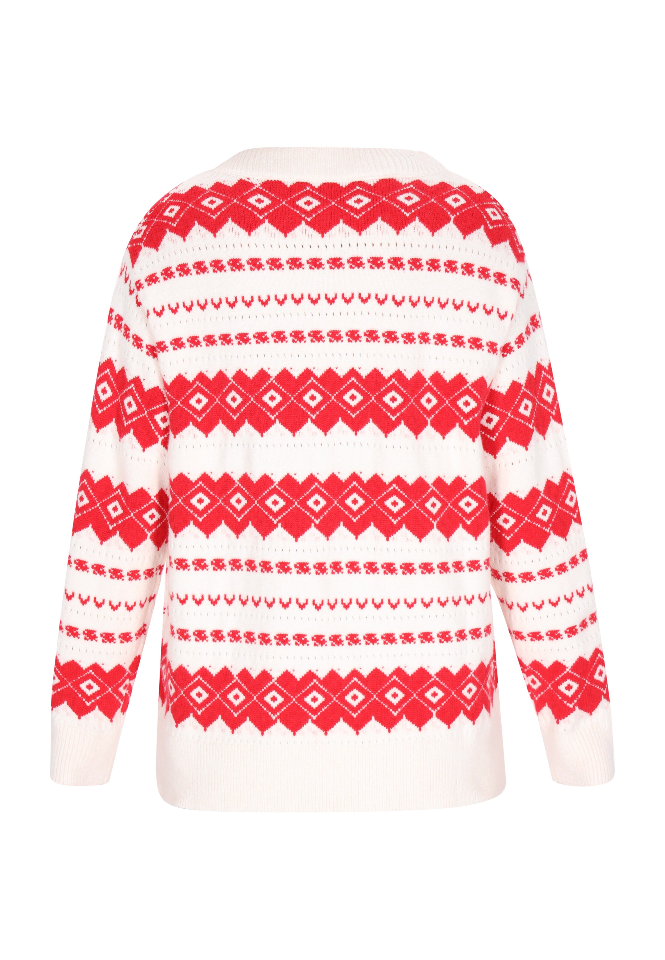 Pull-over swirly en blanc