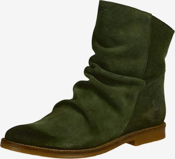 FELMINI Enkellaarsjes in Groen: voorkant