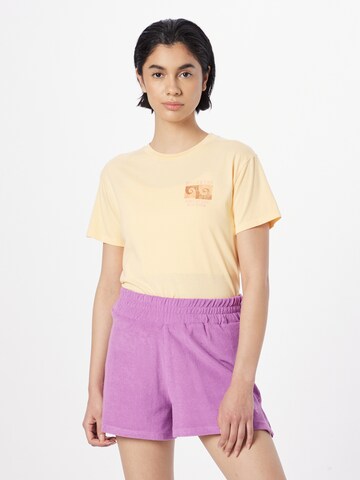 BILLABONG T-Shirt 'DIV' in Gelb: Vorderseite