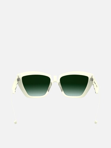 Lunettes de soleil Karl Lagerfeld en blanc