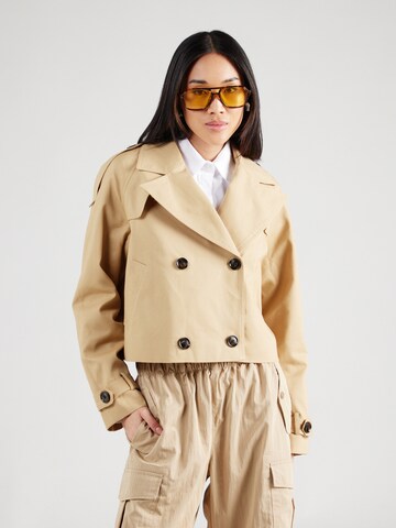 Y.A.S Between-Season Jacket 'VENEDA' in Brown: front