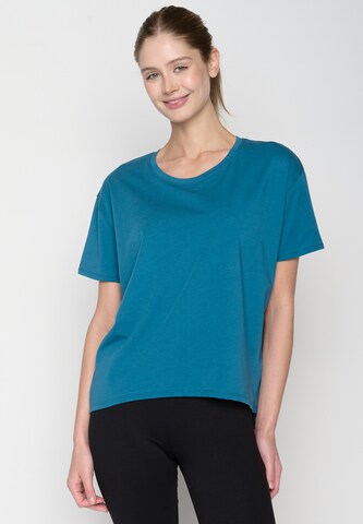 GREENBOMB Shirt in Blauw: voorkant