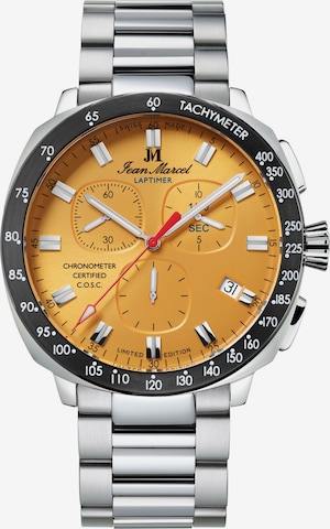 Montre à affichage analogique Jean Marcel en argent : devant