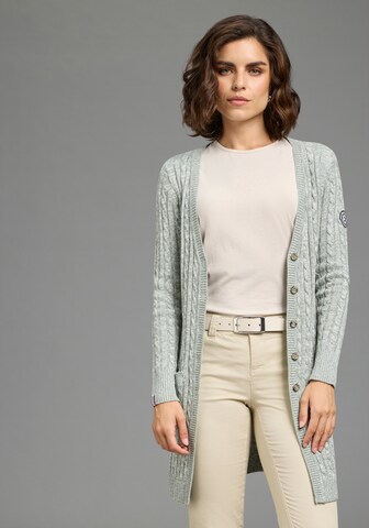 KangaROOS Knit Cardigan in Grey: front