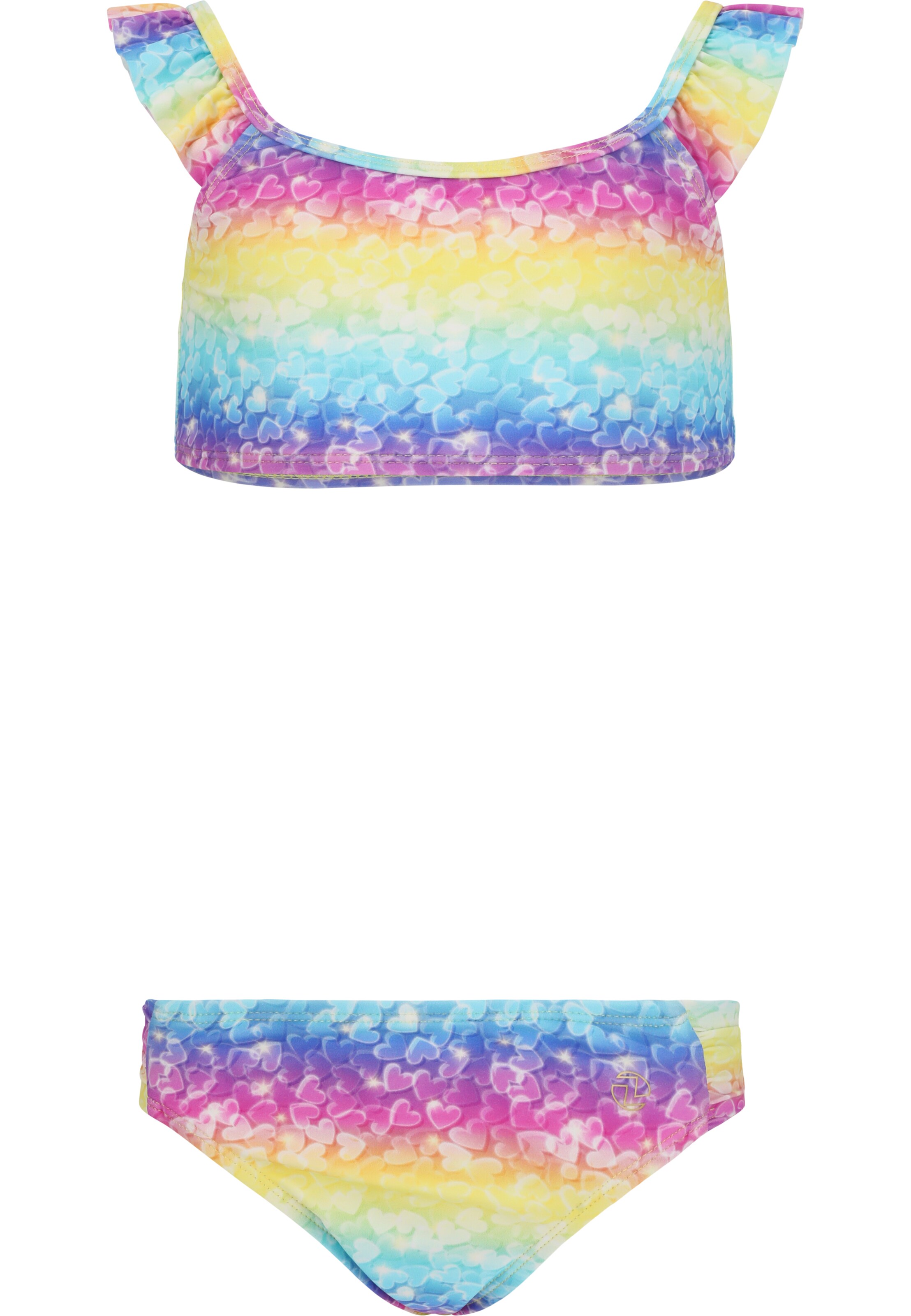 ZigZag Bandeau Bikini 'Carly' in Mixed colors: front