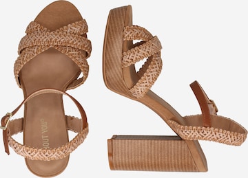 ABOUT YOU Sandals 'Alva' in Brown