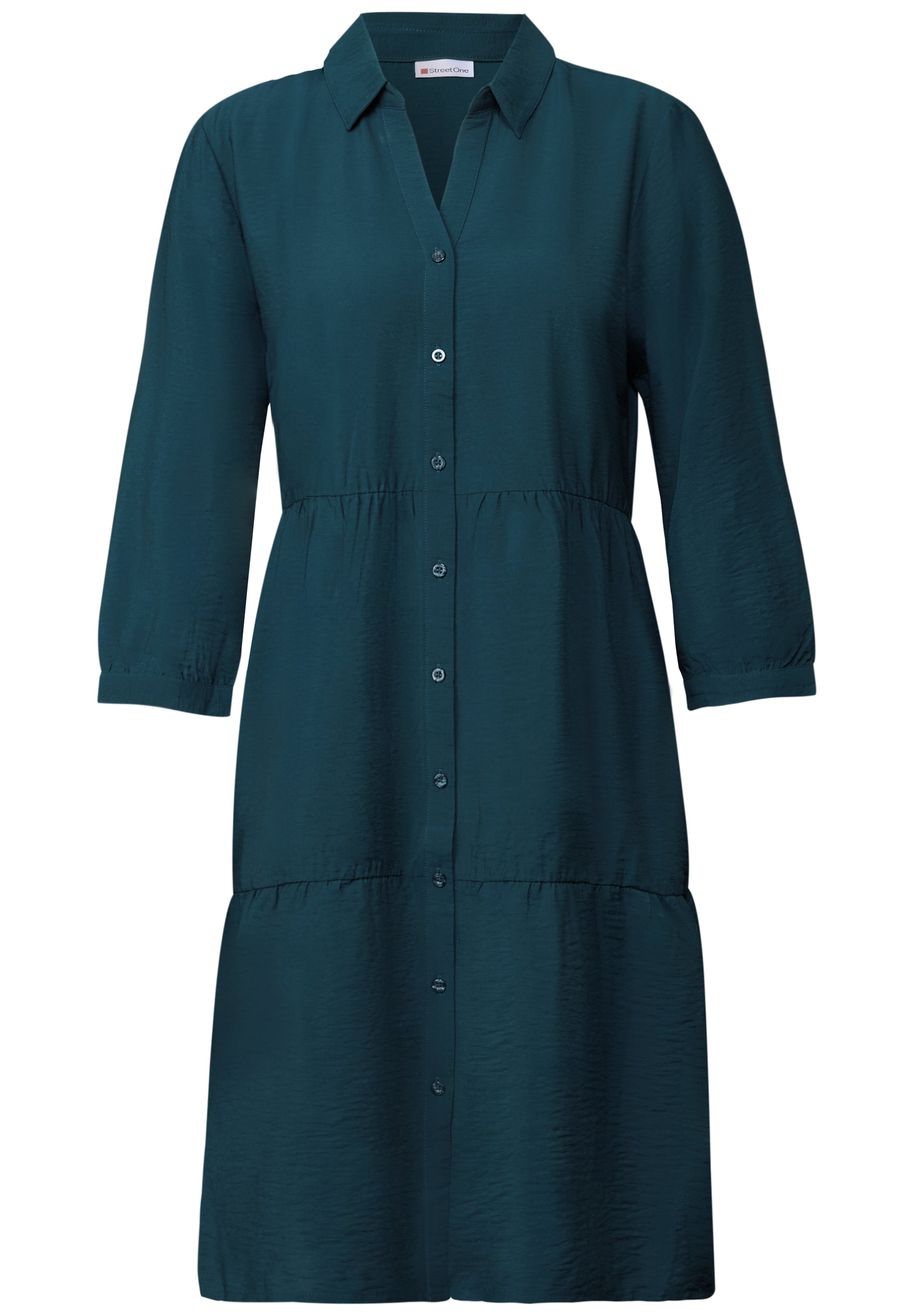 STREET ONE Shirt Dress in Blue: front