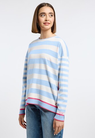 Frieda & Freddies NY Pullover in Blau: Vorderseite