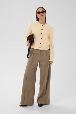 SOAKED IN LUXURY Knit cardigan 'SLAmalie' in Beige