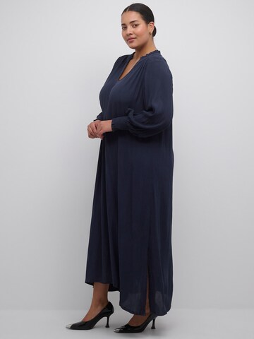 KAFFE CURVE Dress 'Miriam' in Blue