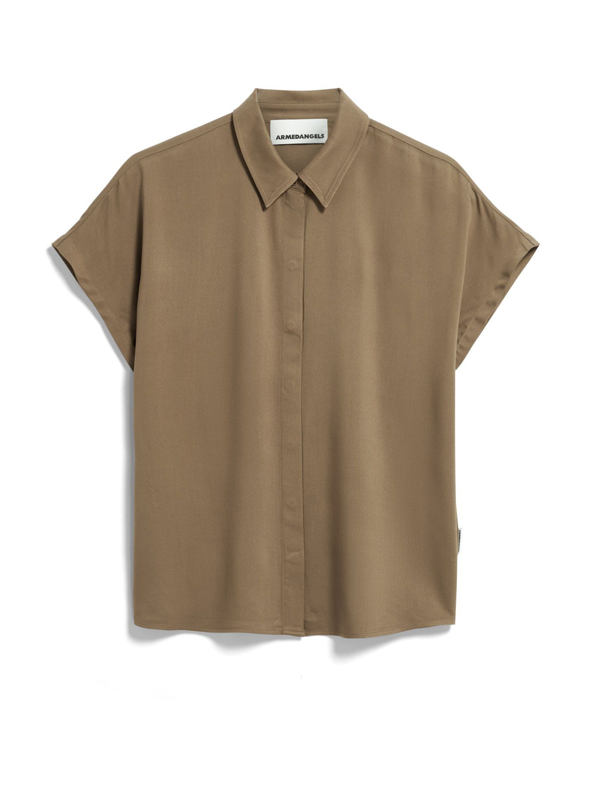 ARMEDANGELS Blouse 'LARISAANA' in Brown: front