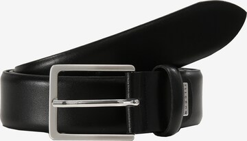 Ceinture bugatti en noir : devant