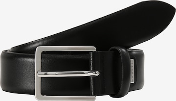 Cintura di bugatti in nero: frontale