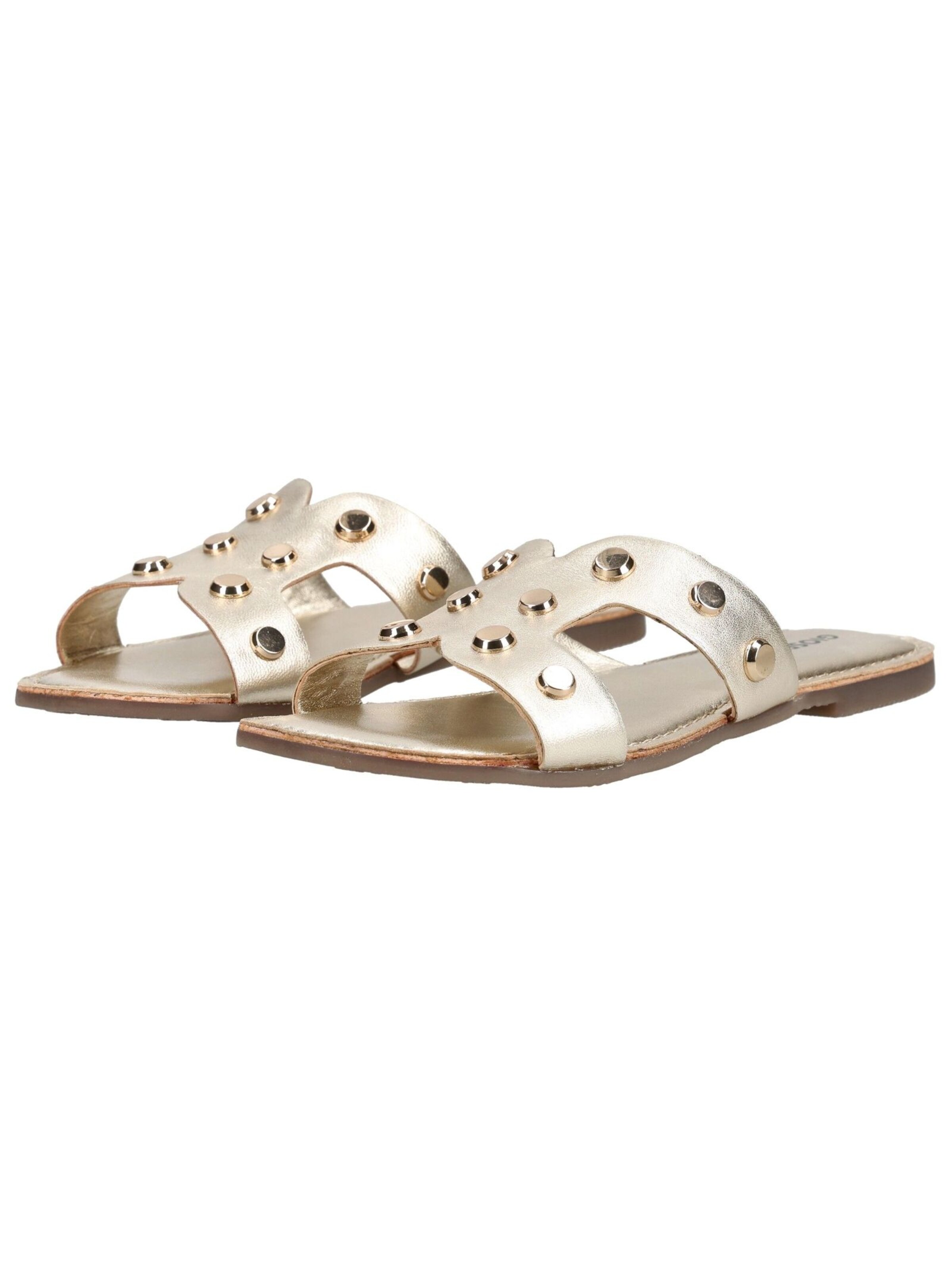 GIOSEPPO Strap sandal in Gold