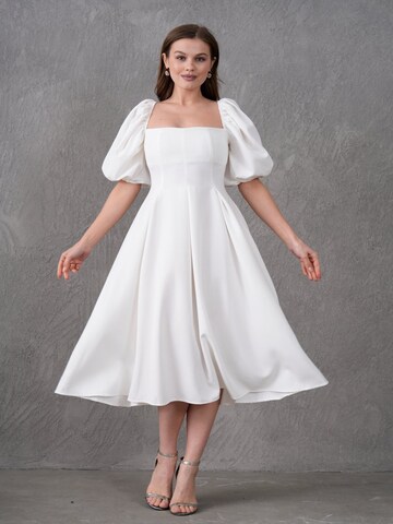 WOMAN VISION Jurk in Wit: voorkant