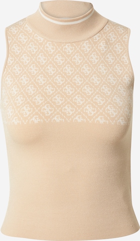 GUESS Knitted Top 'Lise' in Beige: front