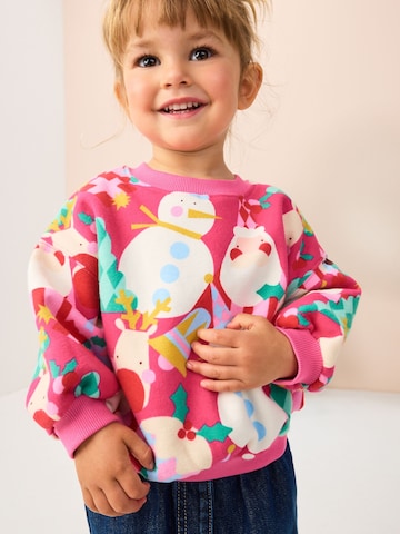 Next Sweatshirt i rosa: framsida
