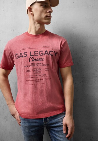 Street One MEN T-Shirt in Rot: Vorderseite
