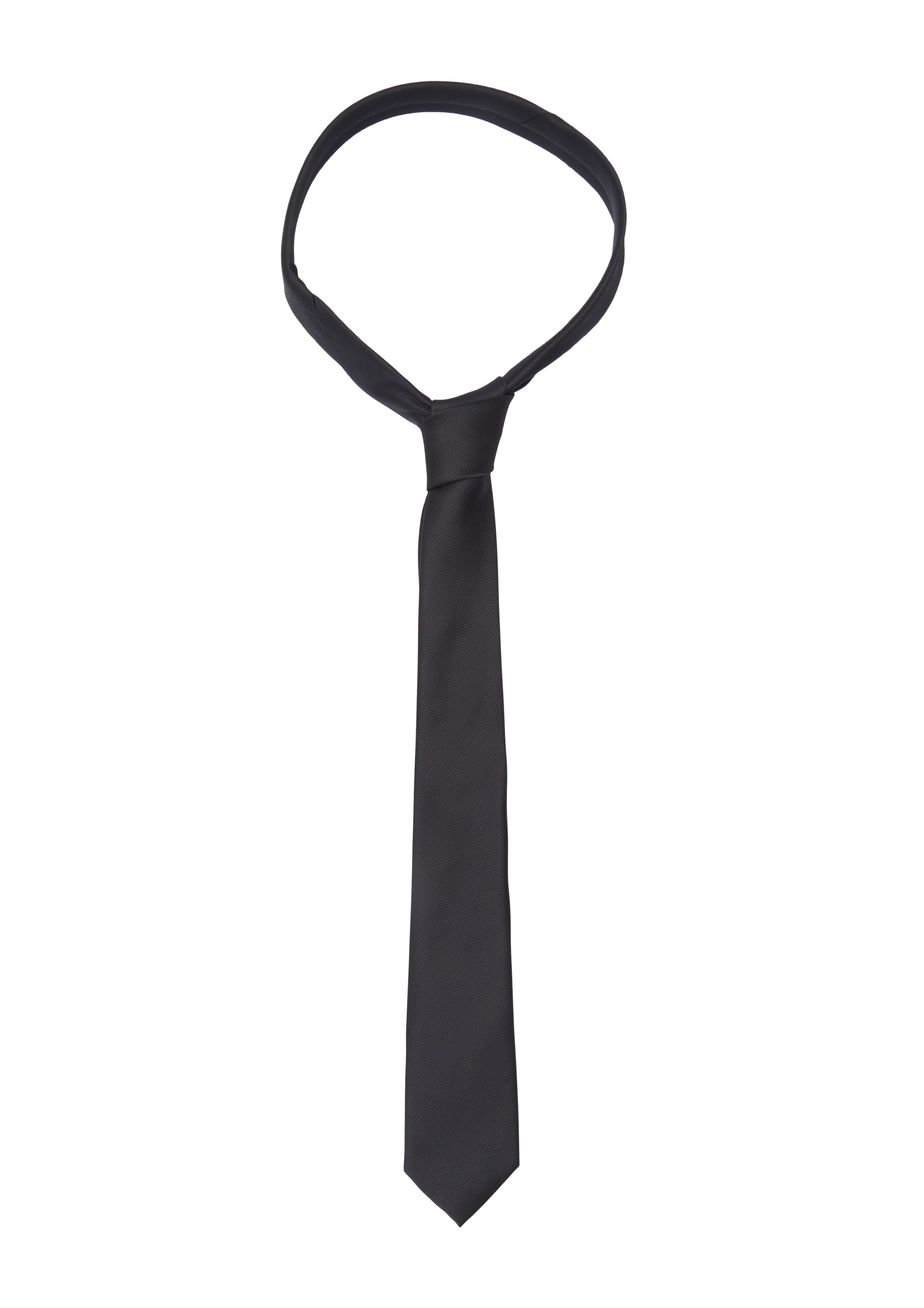 s.Oliver BLACK LABEL Krawatte in Schwarz: Vorderseite