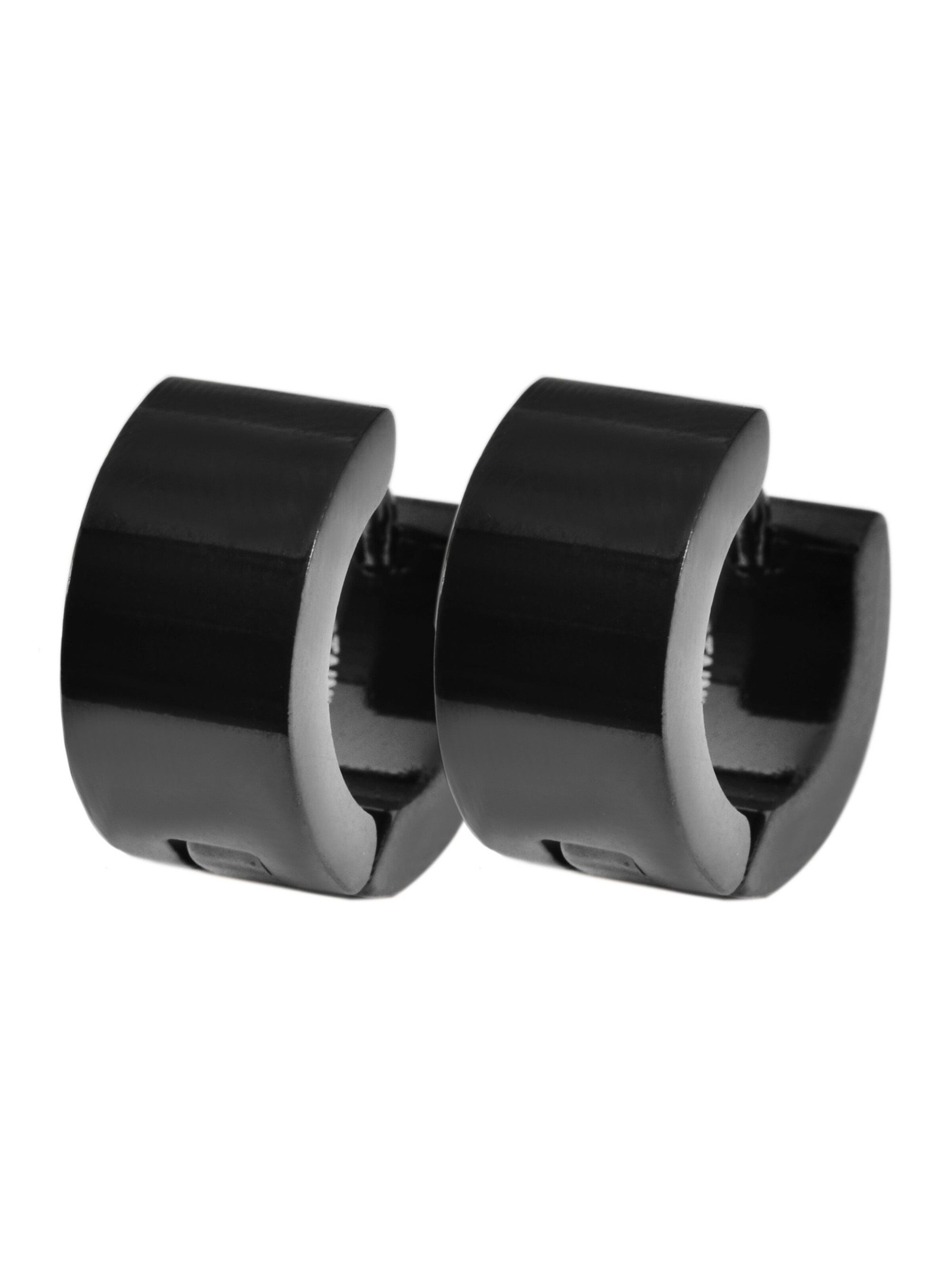 Akzent Earrings 'Bruno, langlebig' in Black: front