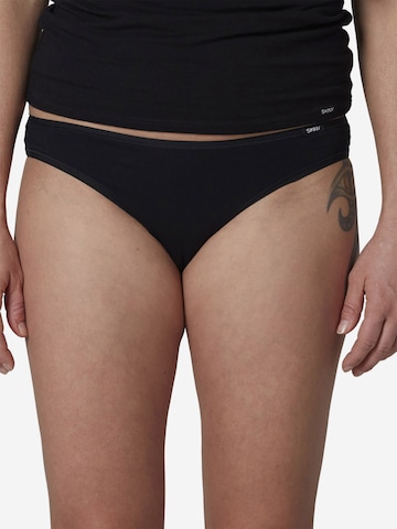 Slip Skiny en noir : devant