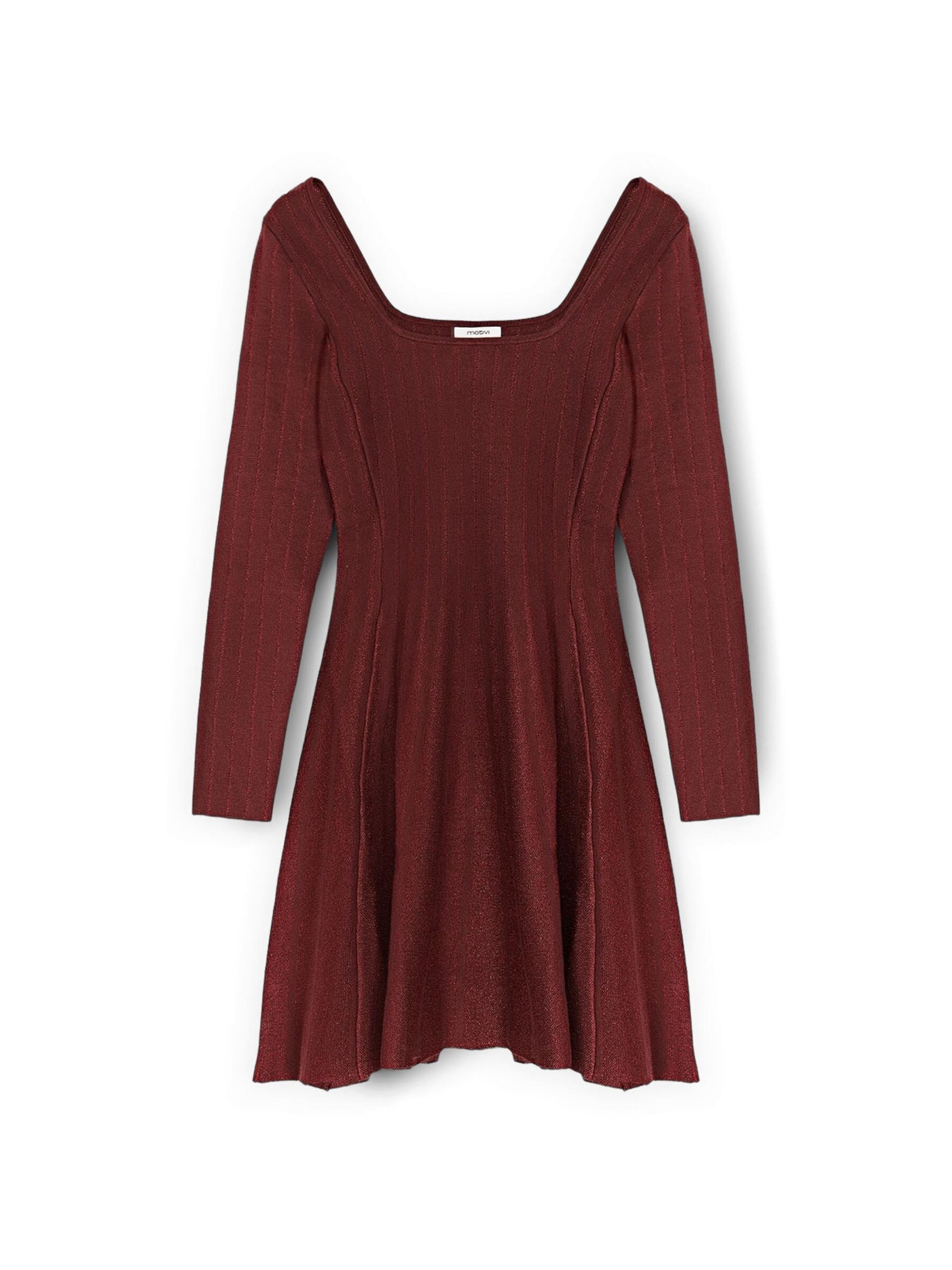 MOTIVI Jurk in Rood: voorkant