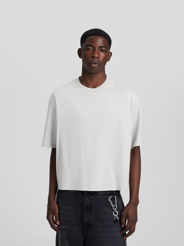 Bershka Shirt in Grijs: voorkant