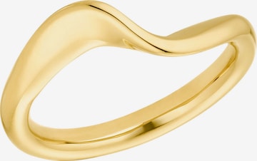 s.Oliver Ring 'Welle' in Gold: front