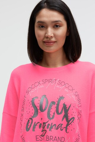 Soccx Sweater in Pink