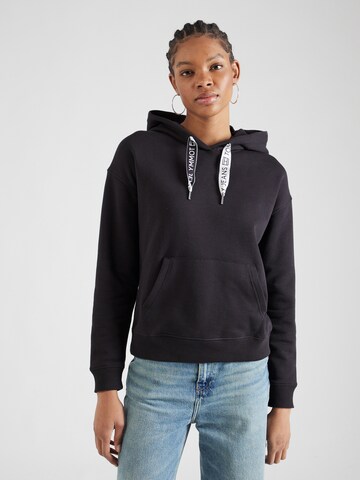 Sweat-shirt Tommy Jeans en noir : devant