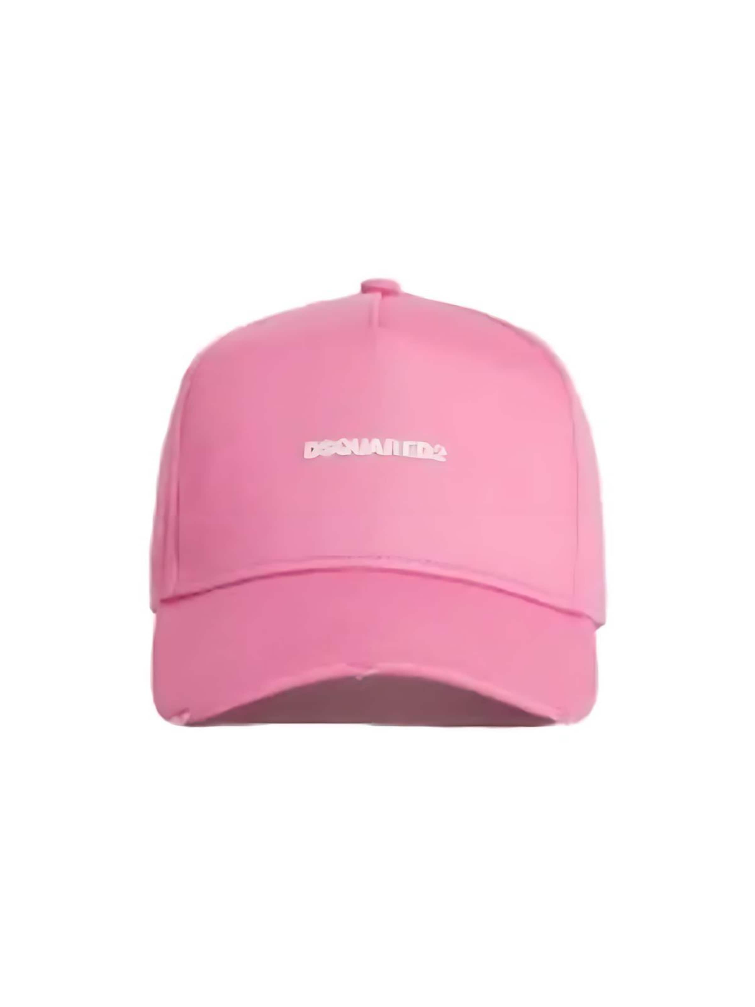 DSQUARED2 Cap 'DSQUARED2 MINI LOGO BASEBALL CAP' in Pink: front