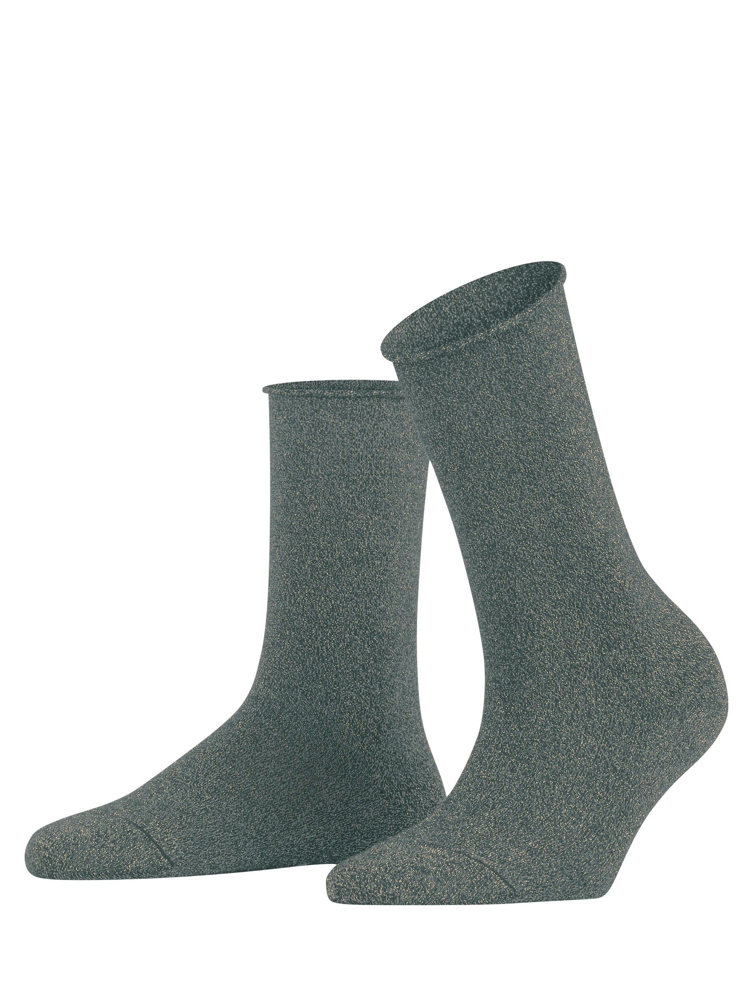 FALKE Socken 'Shiny'‌‌‌‌‌‌‌ in Grau: Vorderseite