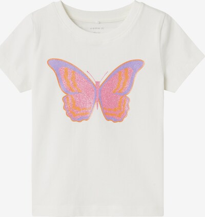 NAME IT T-Shirt 'Hanne' en violet / orange / rose / blanc cassé, Vue avec produit
