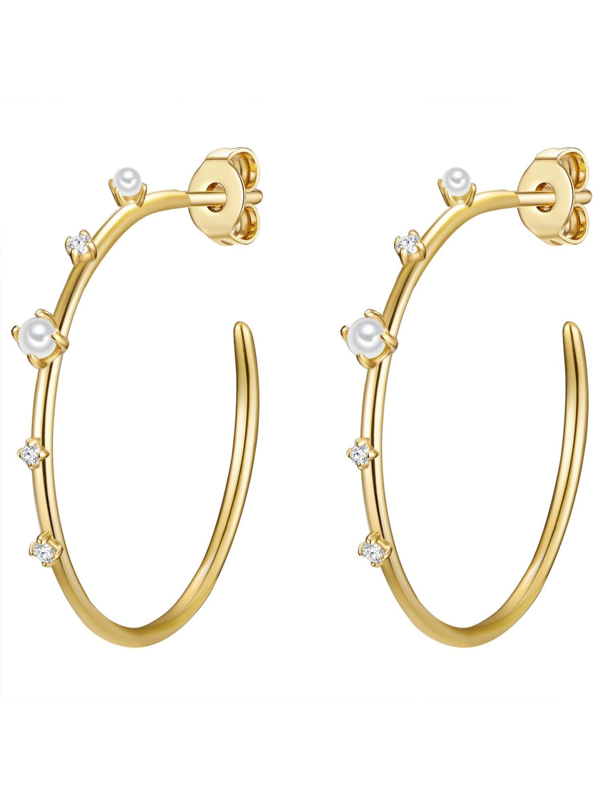 Glanzstücke München Ohrringe in Gold: Vorderseite