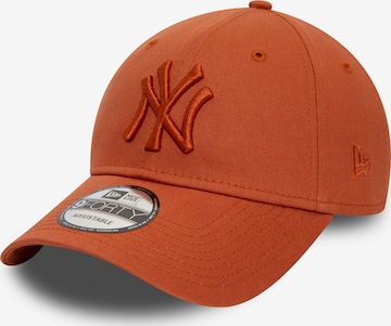 Cappello da baseball 'LEAGUE ESS 9FORTY NEYYAN' di NEW ERA in arancione: frontale