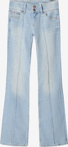 Jean Bershka en bleu : devant