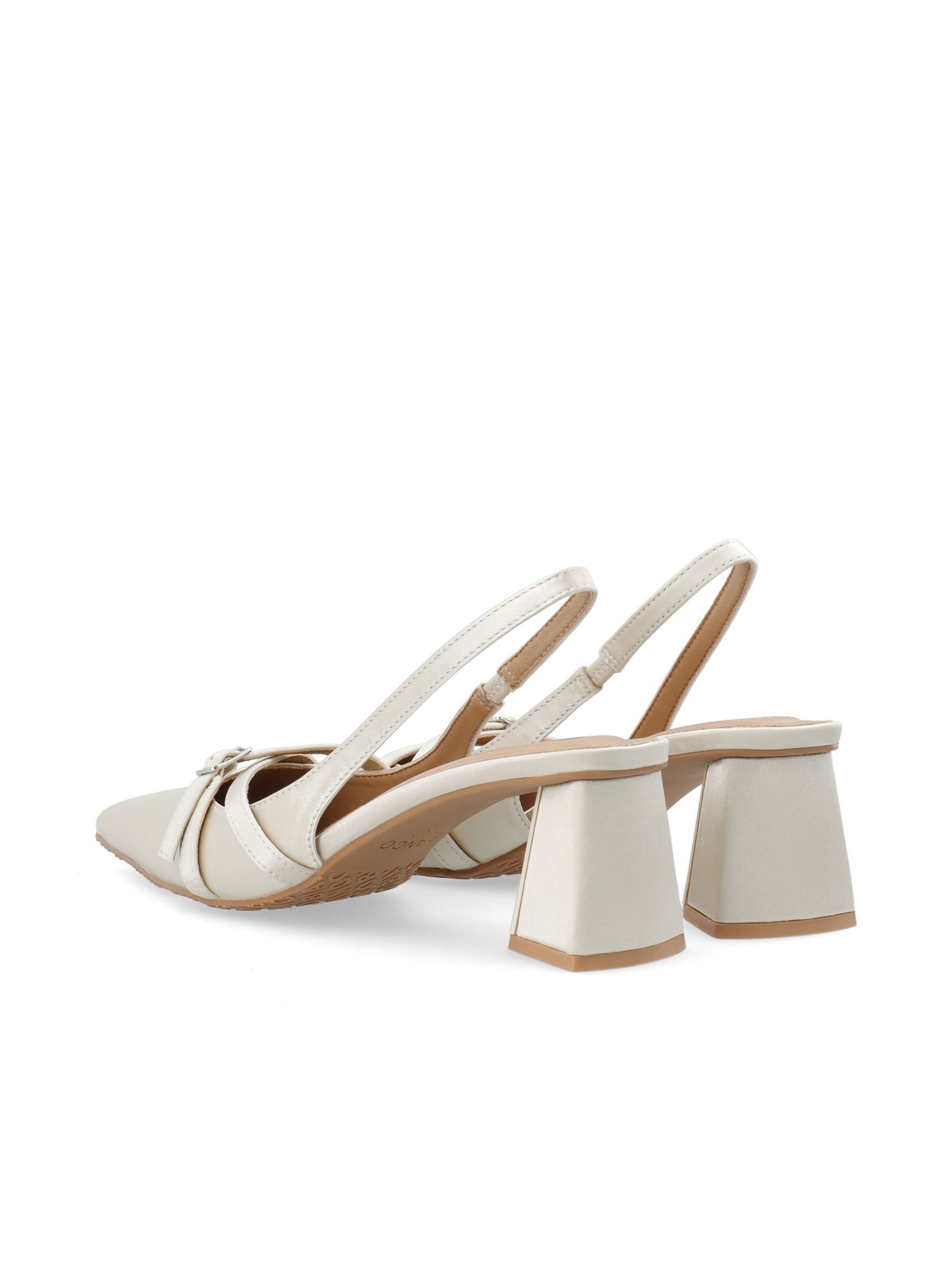 Bianco - Zapatos destalonado 'Maralyn' en blanco