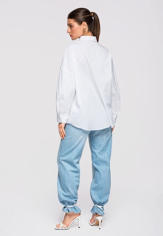 Ombre Blouse 'OW-SH-E0014' in Wit
