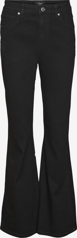 VERO MODA Flared Jeans in Zwart: voorkant